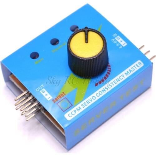 Multi Servo Tester 3CH ECS Consistency Speed Controller Power Channel CCPM Meter Master Checker RC Drone Helicopter Parts Toys