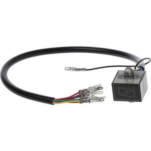 N-6 6-Speed Display Motor Gear Indicator Digital Waterproof Universal Off-Road Motocross Light Neutral Spare Parts For Motor