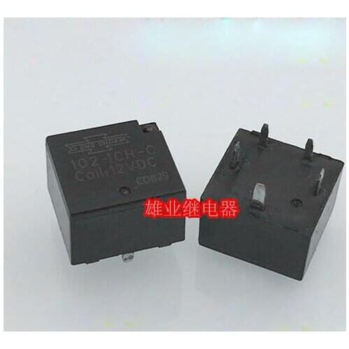 NEW auto car 12V relay 102-1CH-C 12VDC 102-1CH-C-12VDC 1021CHC 12V 12VDC DC12V 5PIN