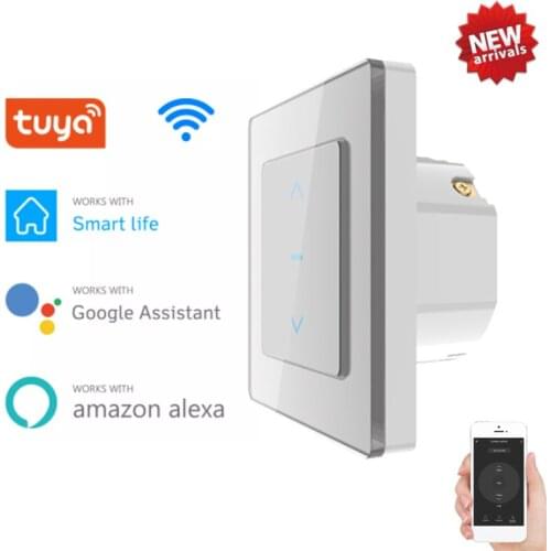 Tuya Smart Life WiFi Curtain Blind Switch for Roller Shutter Electric motor Google Home Alexa Voice Control DIY Smart Home