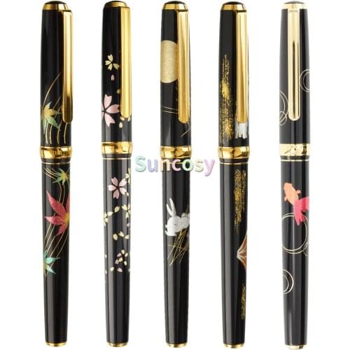 Platinum Maki-e Fountain Pen Kanazawa Foil In Character PTL-15000H (japan Import),18kt Gold Nib