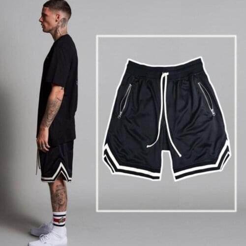 Summer Mens Fashion Casual Shorts High Street Basketball Shorts Men Loose Quick-Dry Running Training Fitness Brand Shorts Men