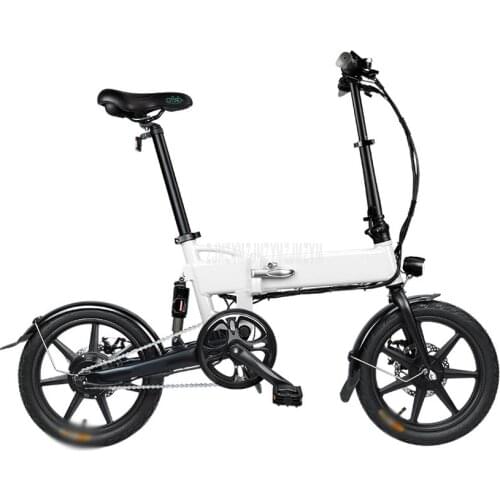 250W Mini Bike Folding Electric Bike 16inch Wheel 36V 7.8AH Intelligent 3 Riding Mode E-Bike Electric Bicycle Single Seat D2/D2S