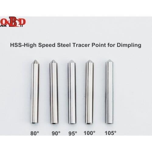Raise HSS High Speed Steel Tracer Point End Milling Cutter 80/85/90/95/100/105Degree for Vertical Key Cutting Copy Machine Drill