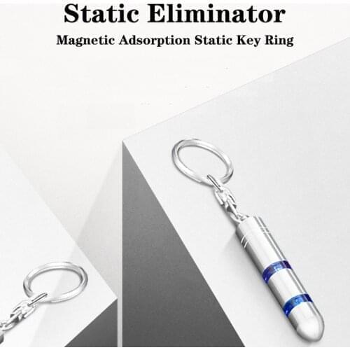 1Pcs Anti-Static Keychain For Ford Focus MK2 MK3 MK4 Mondeo EDGE Fiesta Taurus Ecosport ESCORT C-Max KA Kuga Auto Accessories