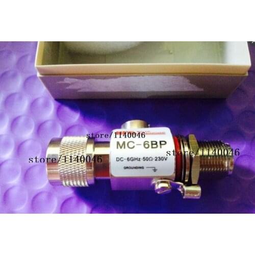 1PCS MC-6BP Feeder lightning arrester base station antenna head weak arrester N N male to N female protector