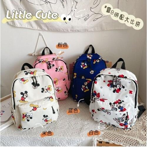 Disney boys girls school bag new kindergarten girl baby fashion light children small backpack cute preschool backpack