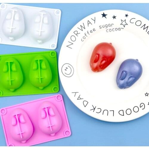 Spot Wholesale 2 Even Rabbit Mousse Cake Mold DIY Baking Mold Xg333