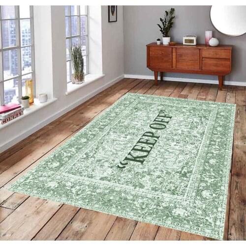 KEEP OFF 6 Classic Patterned Carpet , Fan Carpet Non Slip Floor Carpet,Teens Carpet,Area Rug