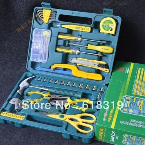 Combination Plier Long Nose Plier Stripping 50pcs Home Owners Tools Set