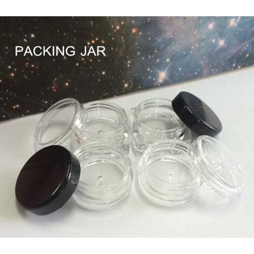 50 jars Powder Storage Box Rhinestones Case Nail Glitter Container Empty Bottle for Chameleon Flakes Mirror Powder Nail Art 3ml
