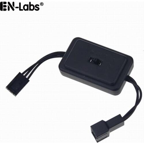 PC Cooler 3 pin Case Fan Speed Controller 12V Speed Regulator,Motherboard PSU 3pin 4pin Fan 5V to12V Stepless Voltage Controller