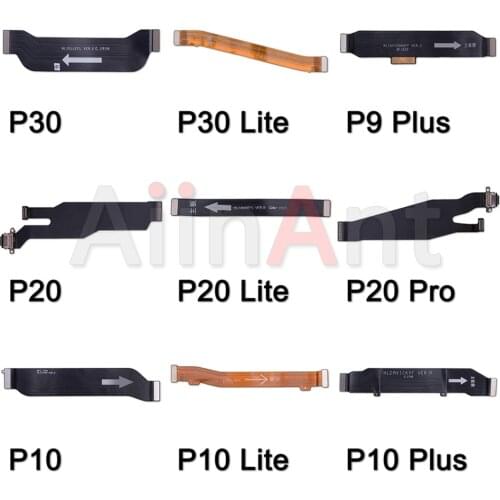 Original Main Board Motherboard Dock Connector Flex Cable For Huawei P8 P9 P10 P20 P30 Lite Pro Plus 2017 2016 Phone Parts