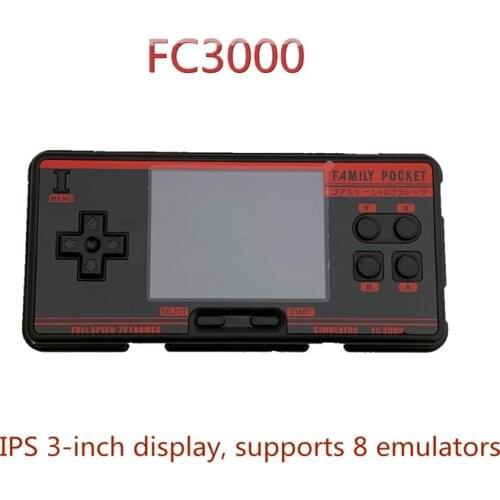 FC3000 Handheld Game Console 8 Simulators 1000 Games Support CPS1/GB Children Game Player for PXPX7