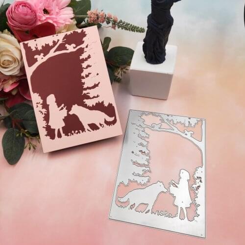 Fairy tale cover metal cutting dies DIY scrapbook stamp book, greeting card paper greeting card decoration crafts embossing mold