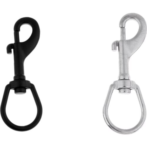 Universal Stainless Steel Ended Clip Hook Bolt Snap, Buckle Hook Swivel Eye Bolt Snap for Scuba Diving Diver
