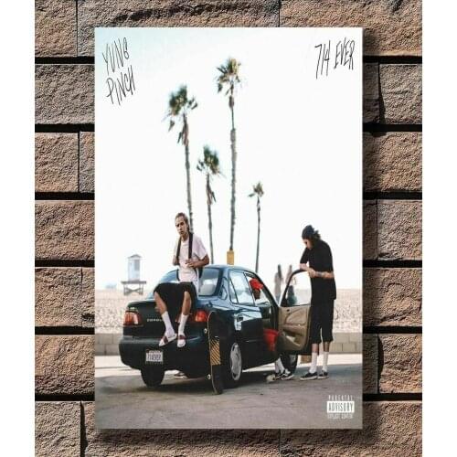 Yung Pin 714EVER Rapper Hip Hop Silk Fabric Wall Poster Art Decor Sticker Bright