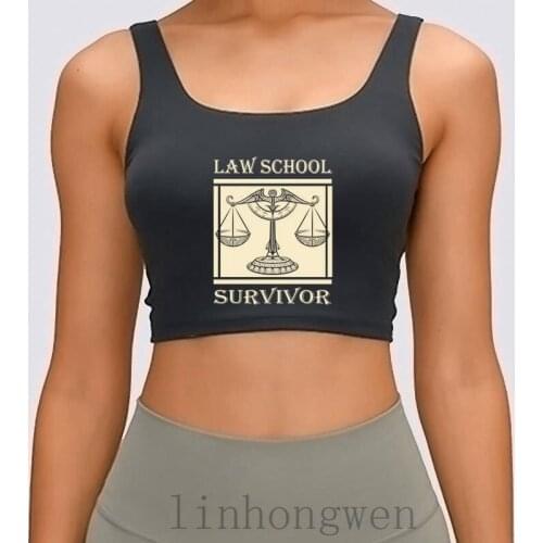 Law School Survivors Attorney Lawyer Graduation Women Tank Top Design S-XL Spring Autumn New Style Formal Picturesank Top