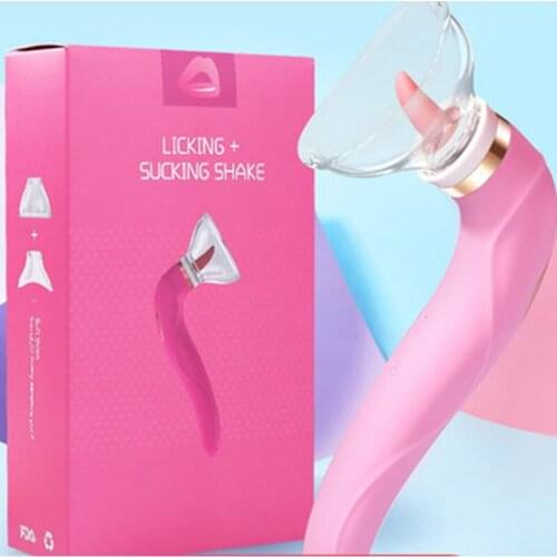 Liquid Silica Gel Vibrator Female Masturbation Device Vibrating AV Turn Bead Stick Automatic Tongue Licker Sex Toys For Women