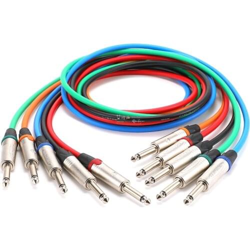 1Pcs CANARE L-2T2S audio microphone cable NEUTRIK NP2X large two-core 6.5 male to 6.35 male adapter TRS guitar