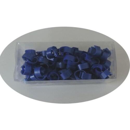 100 Pcs Multi-color Bird Foot Ring Species Identify Dove Bands Training Rings Pet Bird Label Sign for Pigeon Dove Chicks