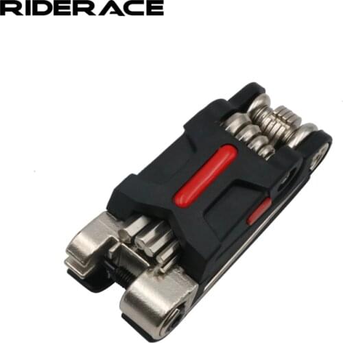 16 In 1 Bike Multifunction Repair Tools Kit Hexagon Screwdriver Wrench Chain Rivet Tire Repair Mountain Bicycle Fold Repair Tool