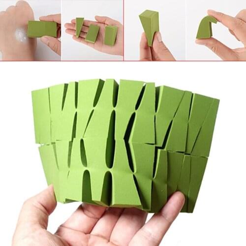 24pcs Hot Sale Makeup Foundation Triangle Sponge Face Cosmetic Puff Cosmetic Sponge Tools