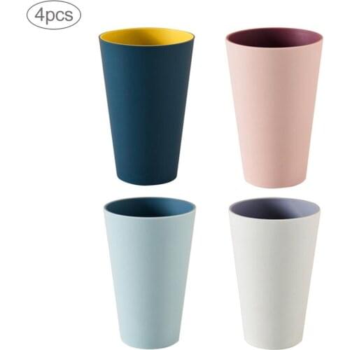 4PCS Travel Mouthwash Cup, Wash Toothbrush Cup, Water Cup, Portable Travel Mouthwash Cup, Travel Plastic Cup For Everyone