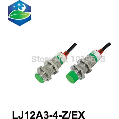 5pcs/lot New LJ12A3-4-Z/EX 2-wire DC NO Inductive Proximity Switch 4mm inductance Proximity switch