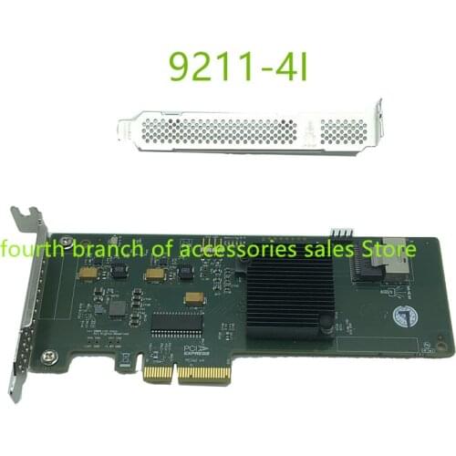 9211-4I LSI00190 4 port RAID HBA JBOD SAS2004 6Gb PCI-E 2.0 X4 ,SAS Cable not included