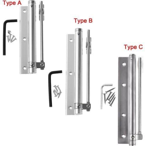 Automatic Door Closer Stainless Steel Adjustable Door Locking Tools Safety Spring Fire Engine Door Closer Hardware Auto Closers