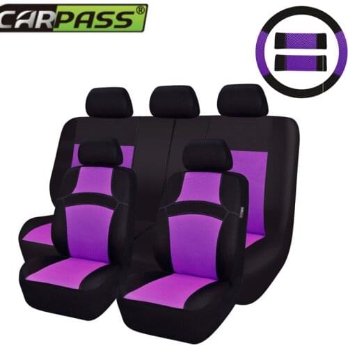 Car-pass Auto Interior Accessories Car Seat Covers Car Styling Linings Universal Car Seat Cover For Toyota lada kalina Ford 2