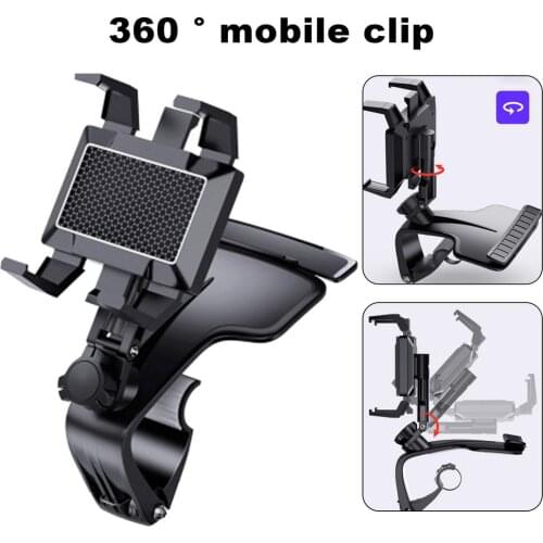 Car Mobile Phone Holder Safe Stable Vehicle Phone Bracket Stand Smartphone GPS Support For IPhone 12 11 Xiao mi Sasung Huaei L G