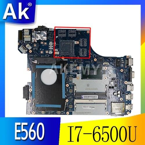 BE560 NM-A561 Motherboard For Lenovo Thinkpad E560 E560C Notebook Motherboard CPU I7 6500U DDR3 100% Test Work
