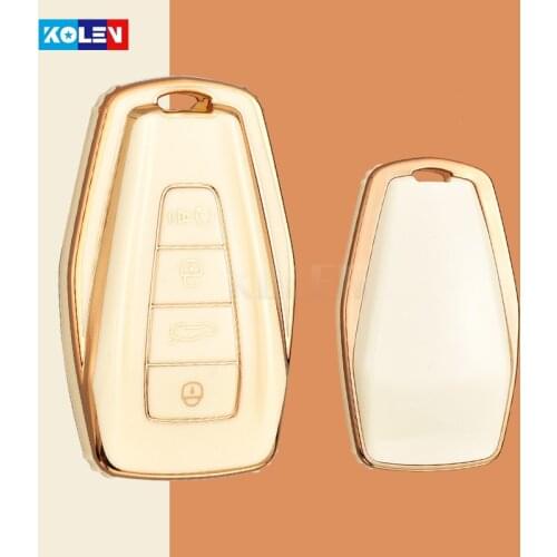 TPU Car Remote Key Cover Case Shell Fob For Geely Coolray Atlas Boyue NL3 Emgrand X7 EX7 SUV GT GC9 Borui Car Key Accessories
