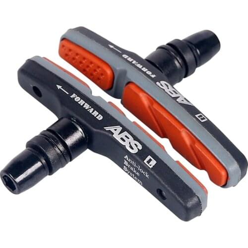 Deemount Dual Compound Mountain Pads for Linear Pull Brakes With Anti-lock Brake System ABS Threaded Wet Dry Conditions Use