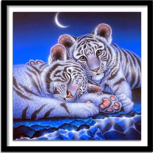 Diamant painting diamond painting full square Diamond embroidery animals Tiger diamond round diamant painting 489DD 5d