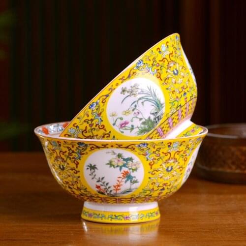 FSILE Kitchen Porcelain Bowls China