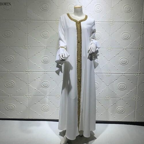 Kaftan Dubai Abaya Turkey Femme Arabic Hijab Muslim Fashion Dress Islamic Clothing Dresses Abayas For Women Robe Vestidos Largos