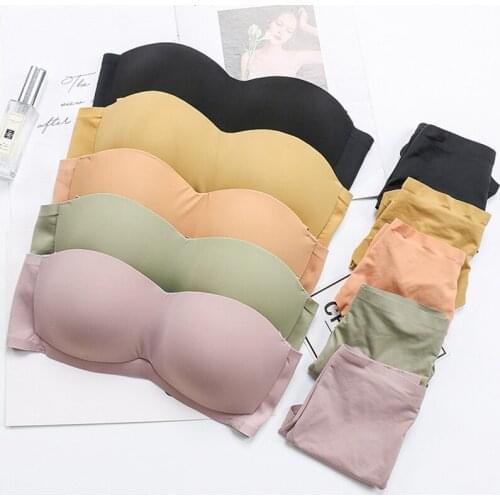 Roseheart New Women Fashion Pink purple Sexy Lingerie Bralette Push Up Panties Wireless Bra Sets Underwear A B Female Bras