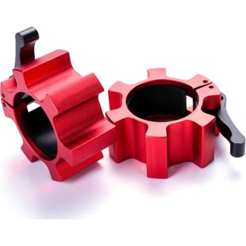 1 Pairs 50MM Metal Dumbbells Clip Aluminum Alloy Barbell Bar Buckle for Squat Bench Press Exercise and Fitness Weightlifting