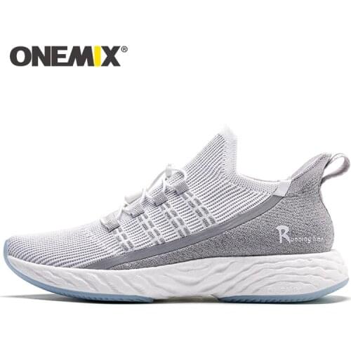 ONEMIX Running Shoes Men Sneakers Summer Trainers Lightweight Reflective Ultra Outdoor Sports Shoes Tennis Comfortable Sneakers