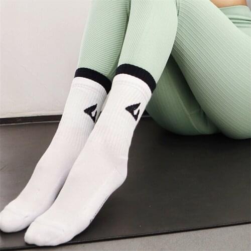 1 Pair Fashion Double-Deck Ankle Striped Cotton Blend Women Girls Sport Casual Sock Hosiery Soft Short Socks Fitness Jogger Sock