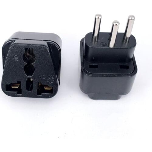 New 3pin Switzerland AC Power Plug Charger UK US EU AU to swiss Travel Adapter Socket Converter For Home Travel Use