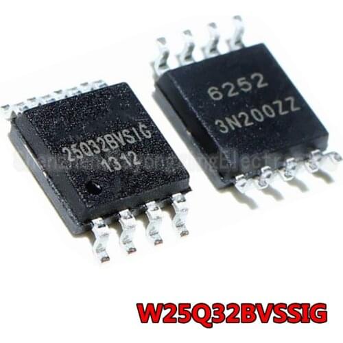 5PCS W25Q32FVSIG 25Q32FVSIG SOP-8 W25Q32BVSIG 25Q32BVSIG 25Q32 SOP8 SMD New and Original IC Chipset