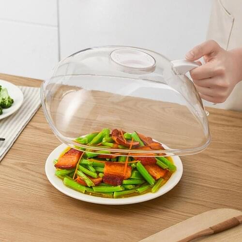 Professional Microwave Food Anti-Sputtering Cover With Handle Heat Resistant Lid for Microwave Food Dropshipping