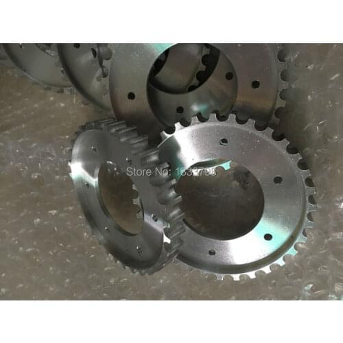 High tolerance HTD8M timing belt grooved pulleys