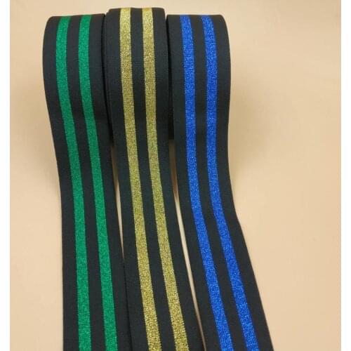 High Quality Double Strips Silk Elastic Webbing 10 Yards DIY Sewing Decor Pants Jacket Dress Accessories Accept Custom