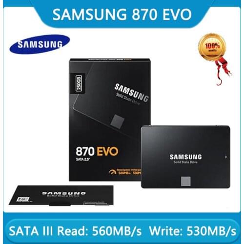 SAMSUNG 870 EVO SSD 500GB Internal Solid State Drive HDD Hard Drive SATA 3 2.5inch 1TB 2TB 250GB Inch Laptop Desktop PC