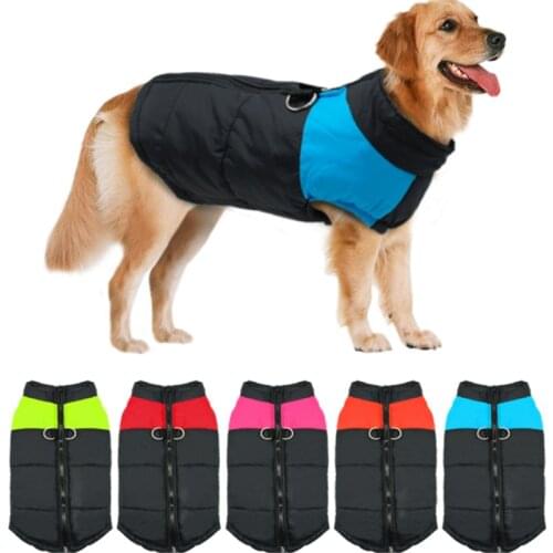 Waterproof Pet Dog Clothes Warm Big Large Dog Coat Jacket Clothing For Dogs Vest Jacket Autumn Winter Puppy Pet Clothes For Dogs